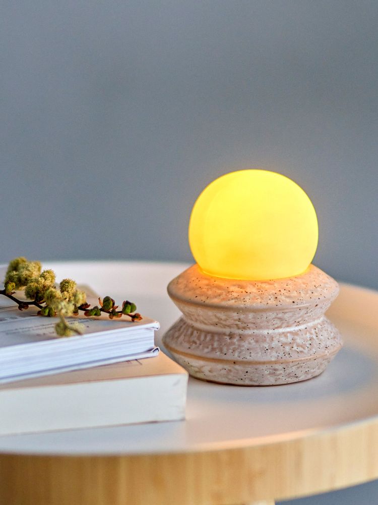 Wireless lamps - Capella Portable Lampe, Battery, White, Stoneware - BLOOMINGVILLE MULTIBRAND HOUSE