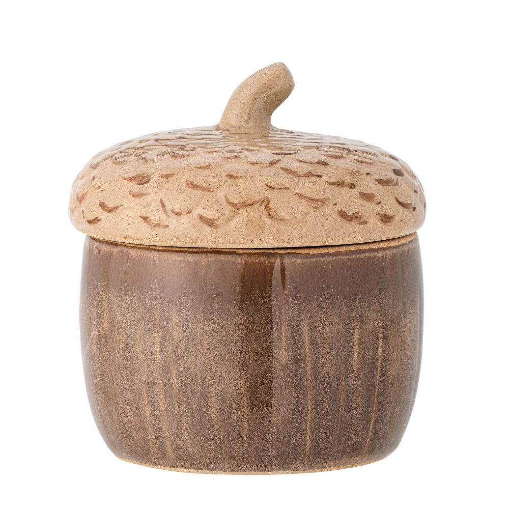 Food storage - Acorn Jar w/Lid, Brown, Stoneware - BLOOMINGVILLE MULTIBRAND HOUSE