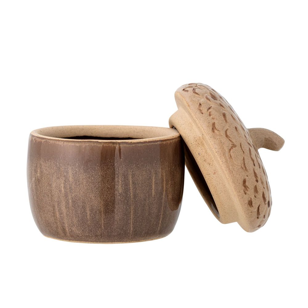 Food storage - Acorn Jar w/Lid, Brown, Stoneware - BLOOMINGVILLE MULTIBRAND HOUSE