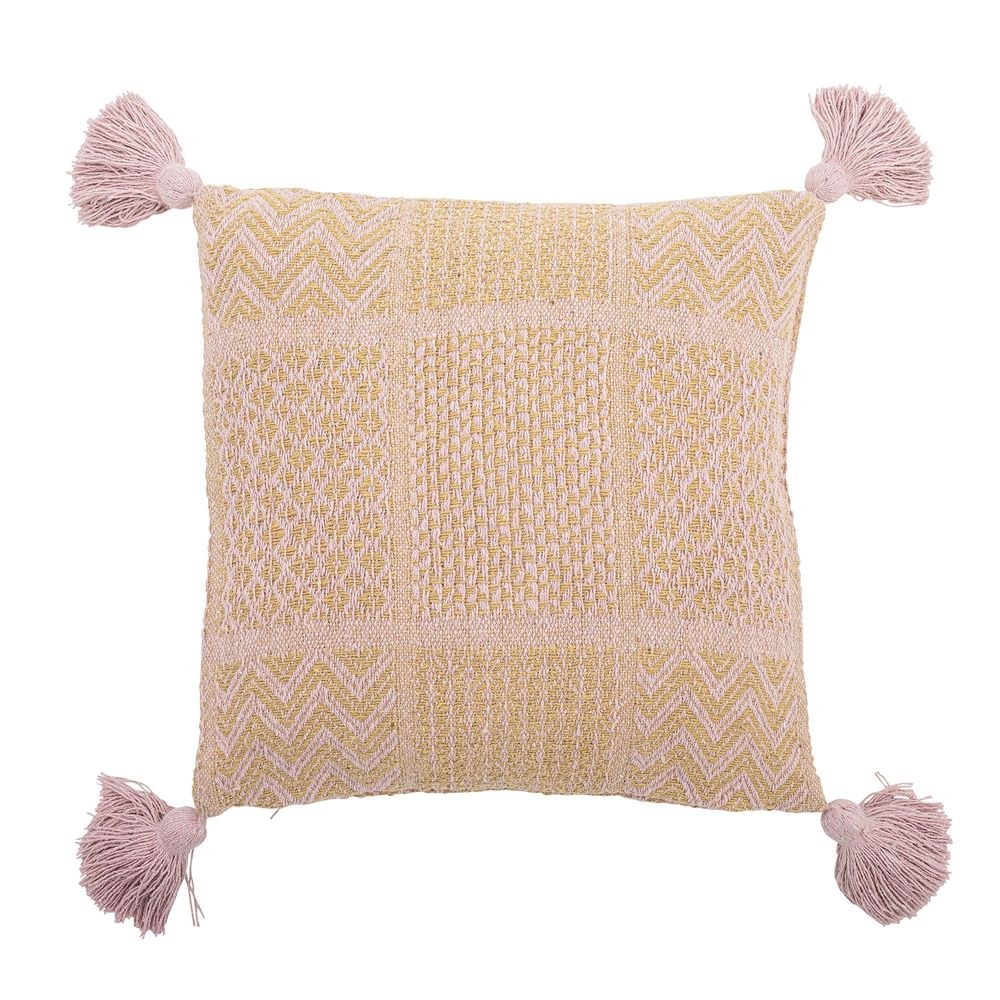 Coussins - Rodion Coussin, Rose, Coton recyclé - BLOOMINGVILLE MULTIBRAND HOUSE