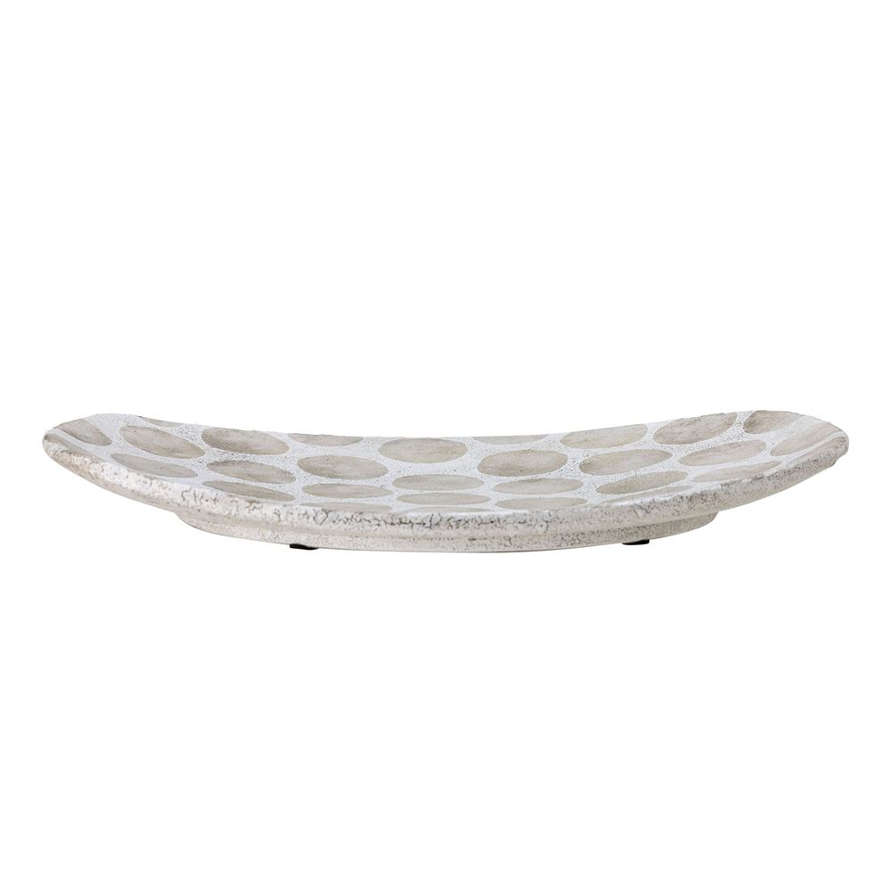 Trays - Felan Tray, White, Terracotta - BLOOMINGVILLE MULTIBRAND HOUSE