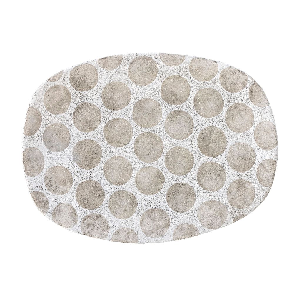 Trays - Felan Tray, White, Terracotta - BLOOMINGVILLE MULTIBRAND HOUSE