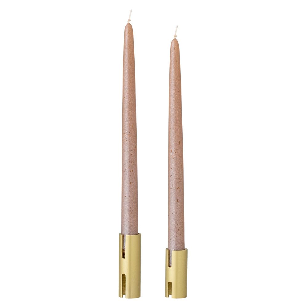 Bougeoirs et photophores - Hatice Bougeoir, Or, Métal Set of 2 - BLOOMINGVILLE MULTIBRAND HOUSE