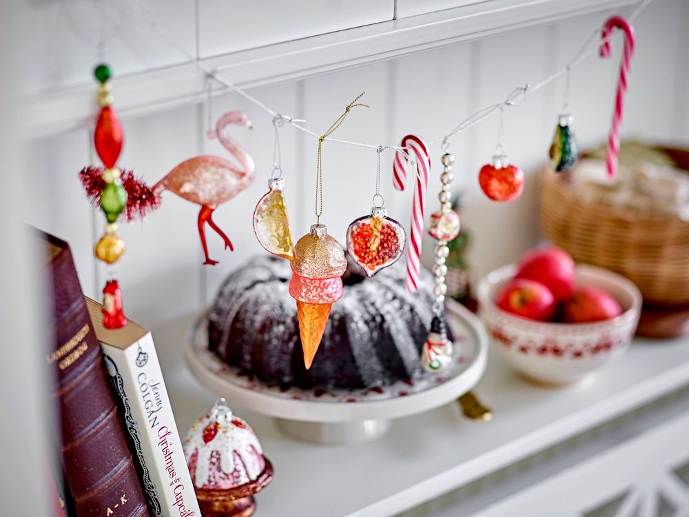 Guirlandes et boules de Noël - Rosina Bibelot, Rose, Verre Set of 2 - BLOOMINGVILLE MULTIBRAND HOUSE