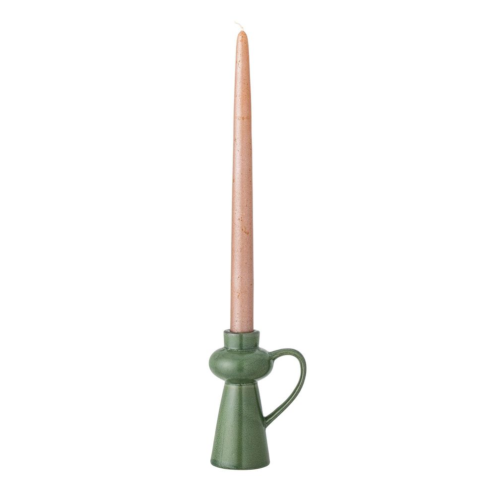 Bougeoirs et photophores - Fija Bougeoir, Verte, Grès - BLOOMINGVILLE MULTIBRAND HOUSE