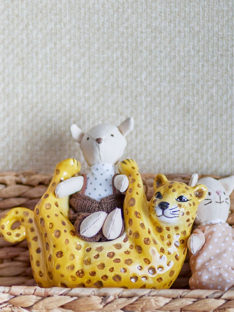 Flower pots - Roam Flowerpot, Hanging, Yellow, Ceramic - BLOOMINGVILLE MINI