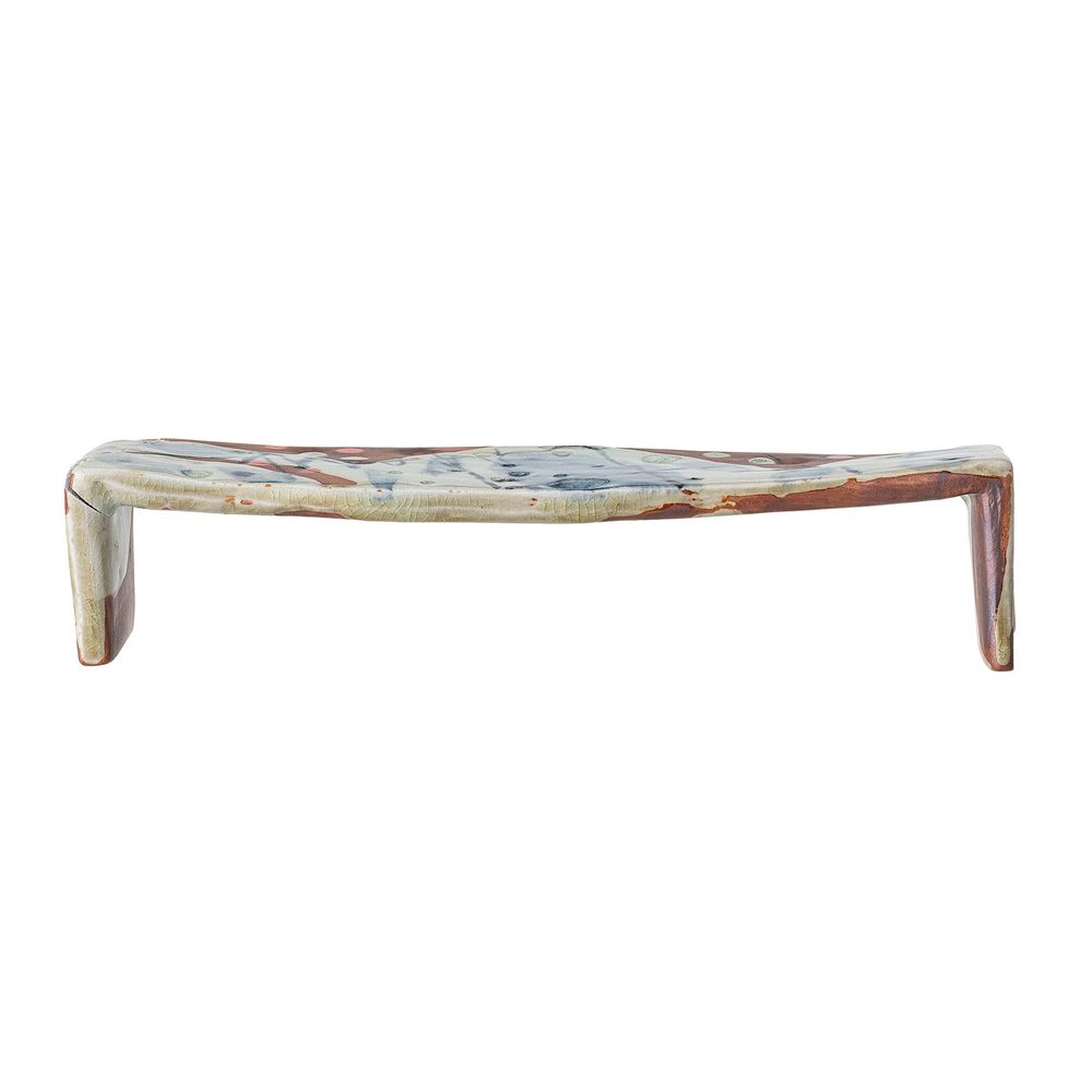 Trays - Jessica Pedestal, Brown, Stoneware - CREATIVE COLLECTION