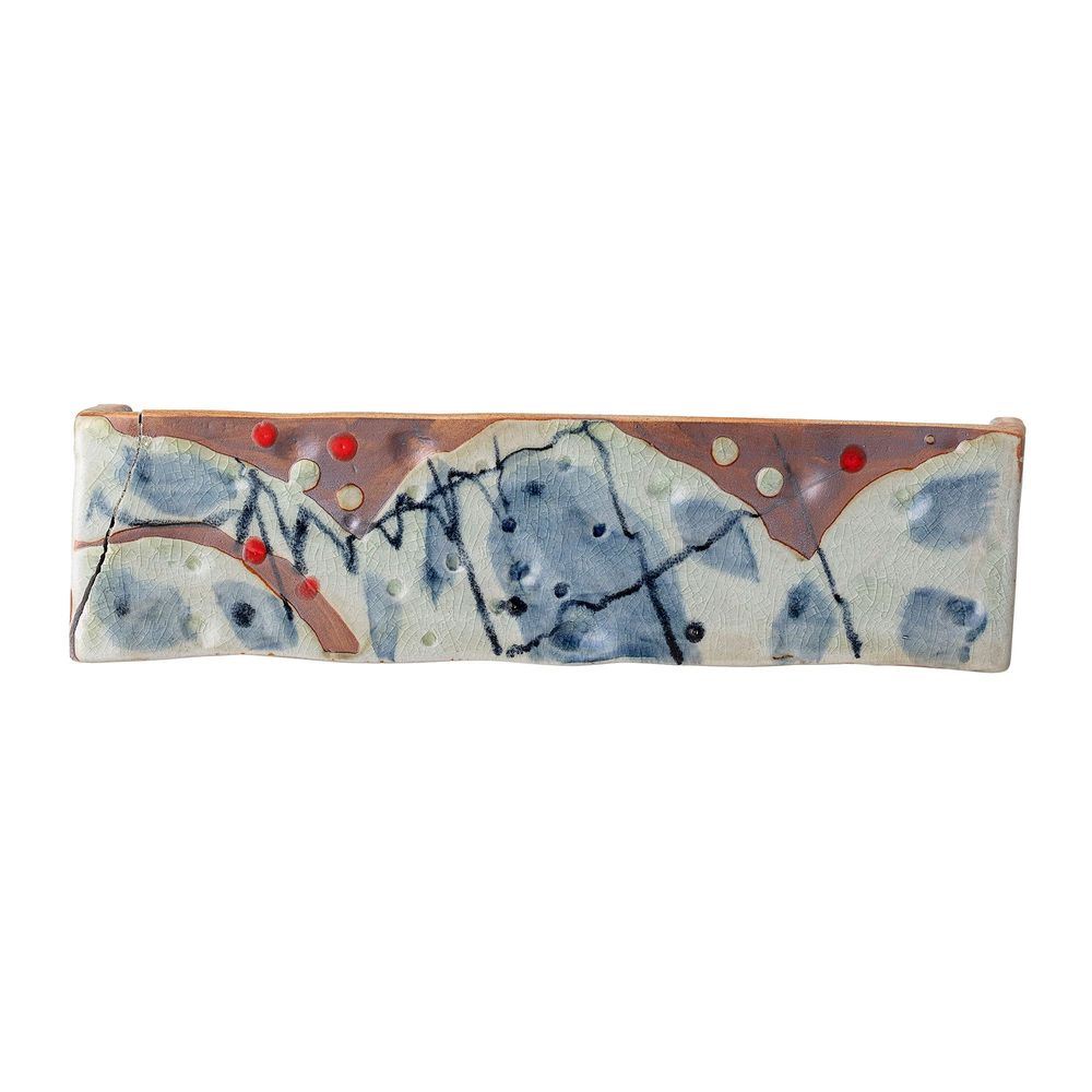Trays - Jessica Pedestal, Brown, Stoneware - CREATIVE COLLECTION