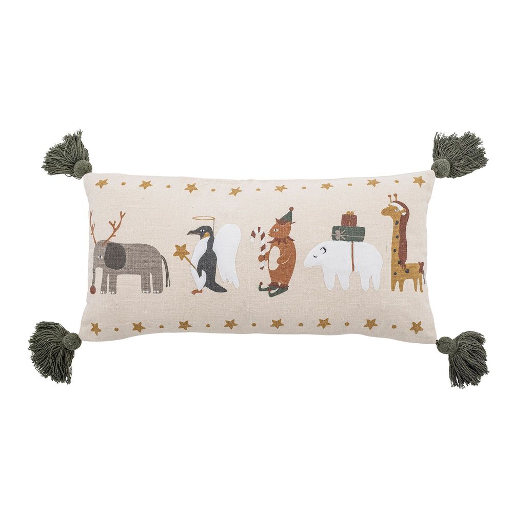 Cushions - Valentin Cushion, Green, Cotton - BLOOMINGVILLE MULTIBRAND HOUSE