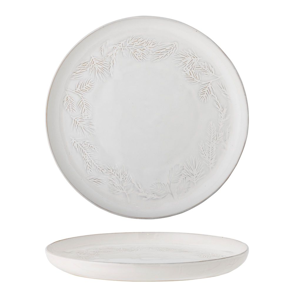 Couverts & ustensiles de cuisine - Winter Assiette de service, Nature, Grès - BLOOMINGVILLE MULTIBRAND HOUSE