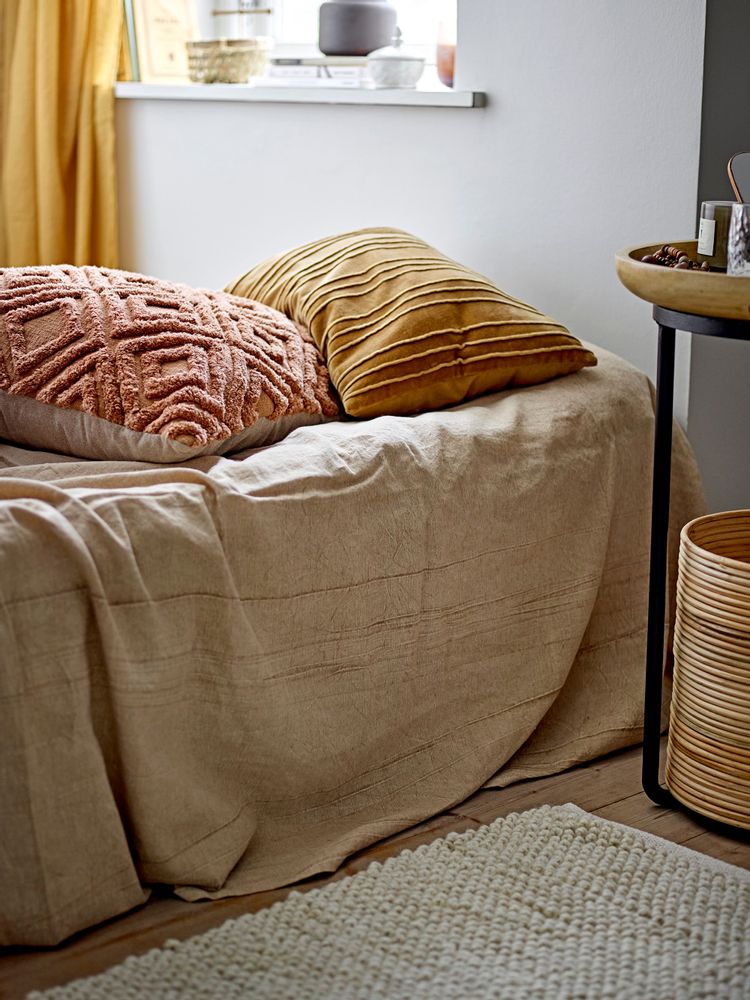 Cushions - Hillac Cushion, Yellow, Cotton  - BLOOMINGVILLE MULTIBRAND HOUSE