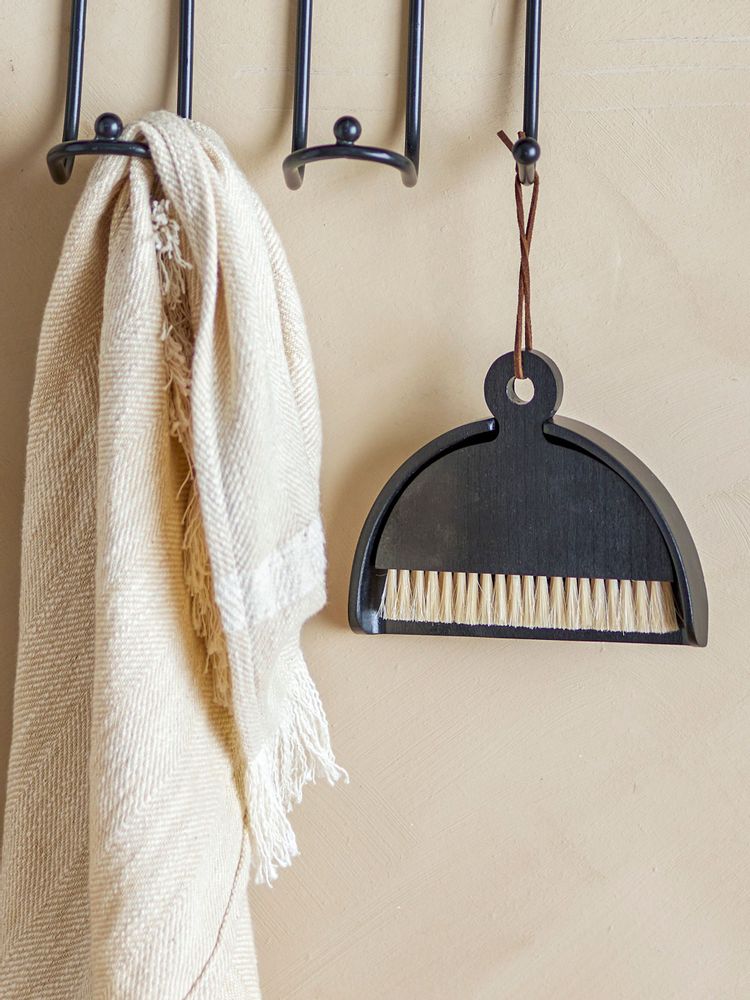Brosserie - Cleaning Pelle et balai, Noir, Hêtre Set of 2 - BLOOMINGVILLE MULTIBRAND HOUSE