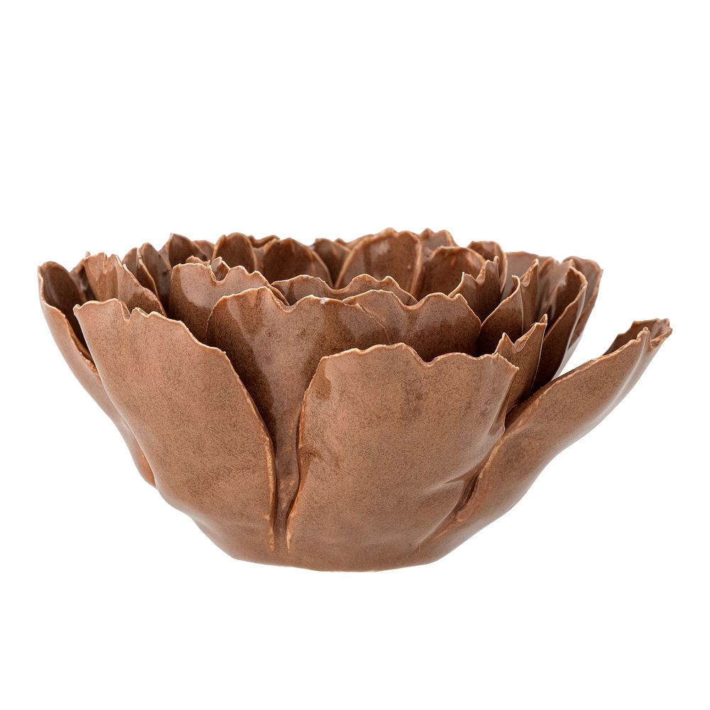 Candlesticks and candle holders - Irisa Votive, Brown, Stoneware - BLOOMINGVILLE MULTIBRAND HOUSE