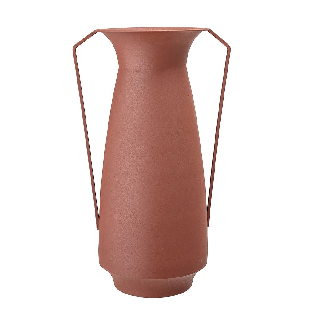 Vases - Rikkegro Vase, Brown, Metal - BLOOMINGVILLE MULTIBRAND HOUSE