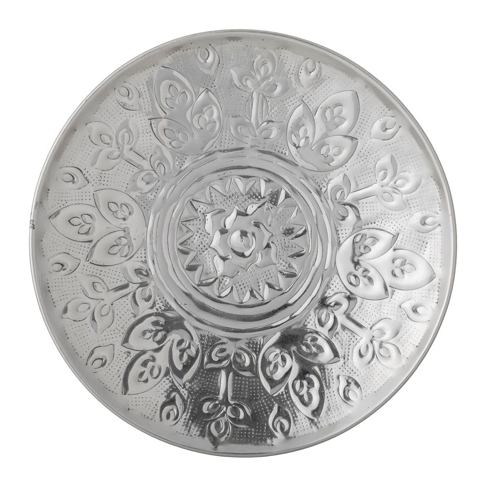 Trays - Litha Cake Tray, Silver, Metal - BLOOMINGVILLE MULTIBRAND HOUSE