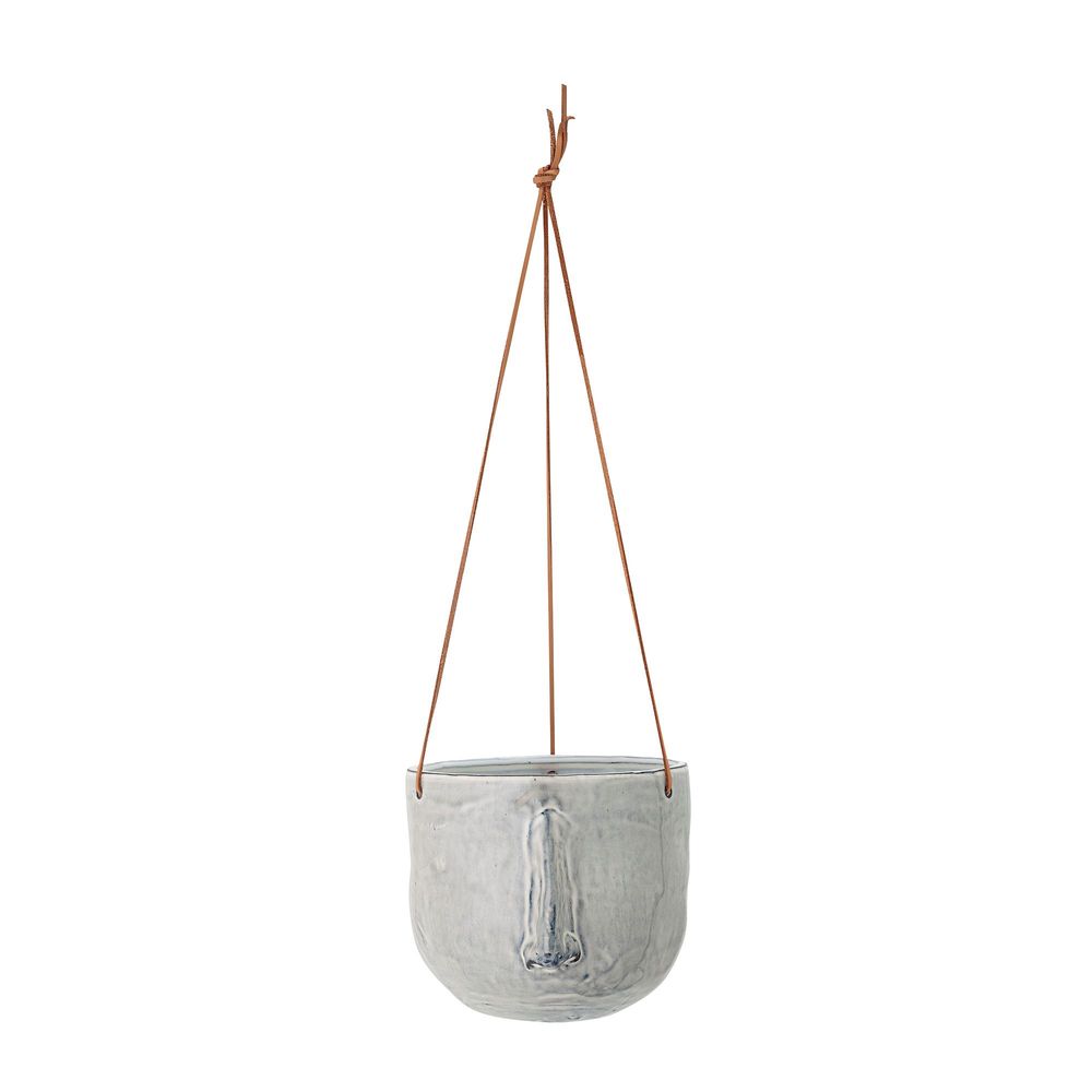 Flower pots - Ileana Flowerpot, Hanging, Grey, Stoneware  - BLOOMINGVILLE MULTIBRAND HOUSE