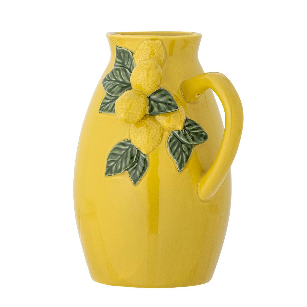Carafes - Limone Jug, Yellow, Stoneware - CREATIVE COLLECTION