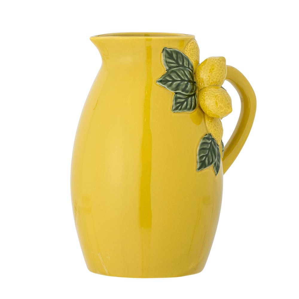 Carafes - Limone Jug, Yellow, Stoneware - CREATIVE COLLECTION