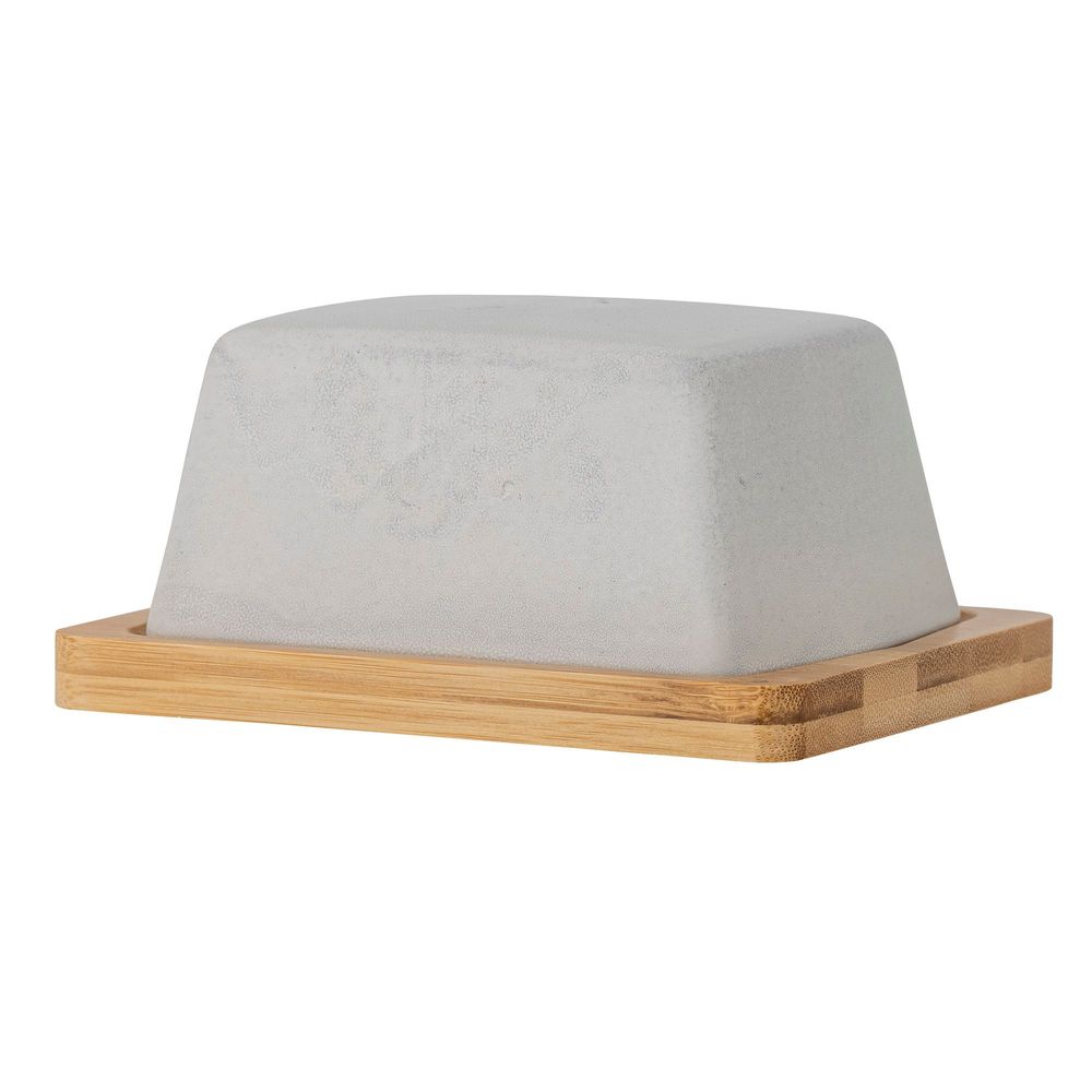 Kitchen utensils - Josefine Butter Box, Grey, Stoneware - BLOOMINGVILLE MULTIBRAND HOUSE