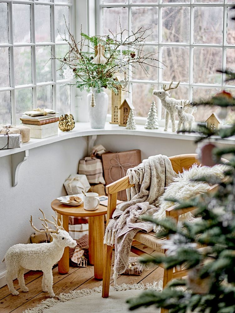 Throw blankets - Gabriela Throw, Brown, Recycled Cotton - BLOOMINGVILLE MULTIBRAND HOUSE