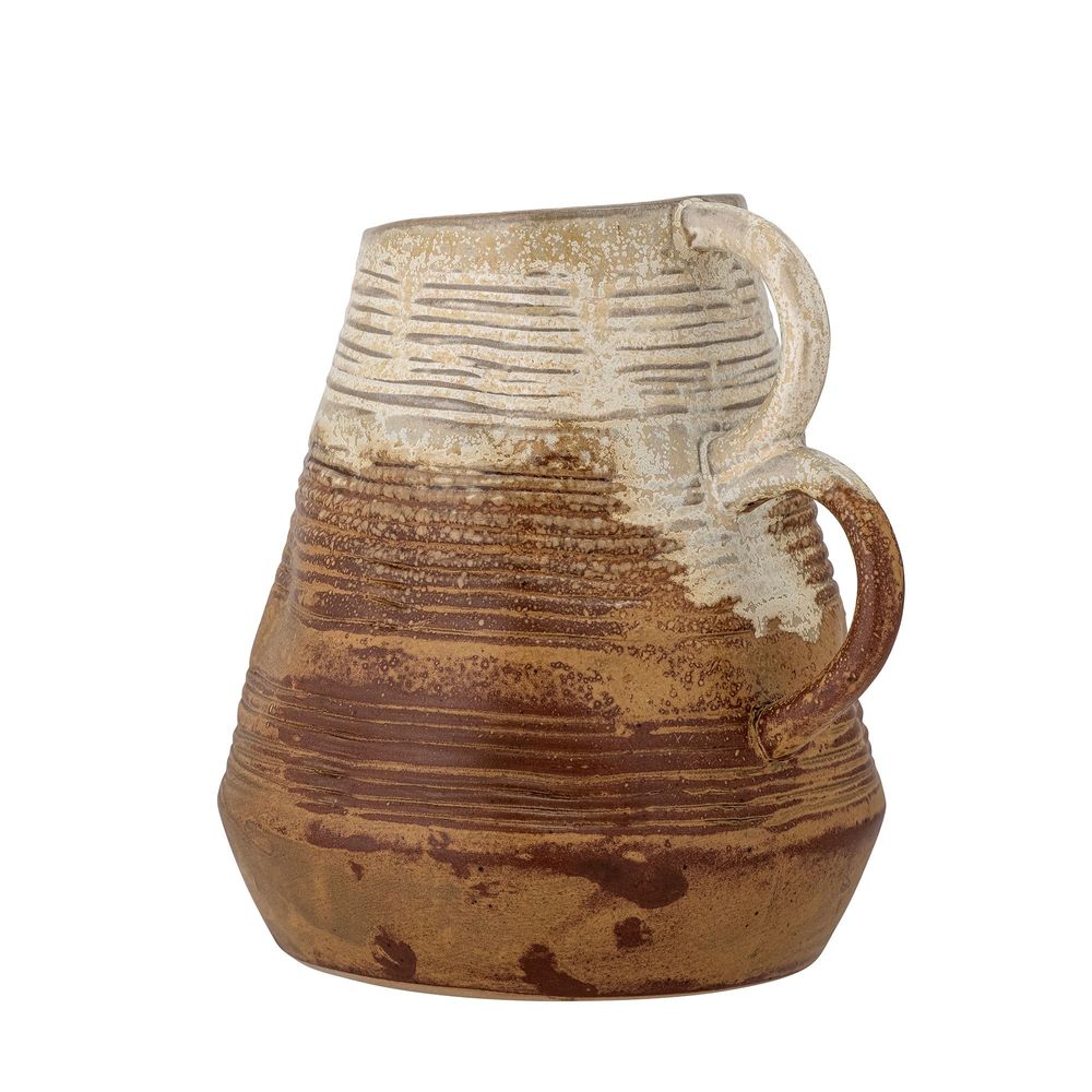 Vases - Risa Vase, Brown, Stoneware - CREATIVE COLLECTION