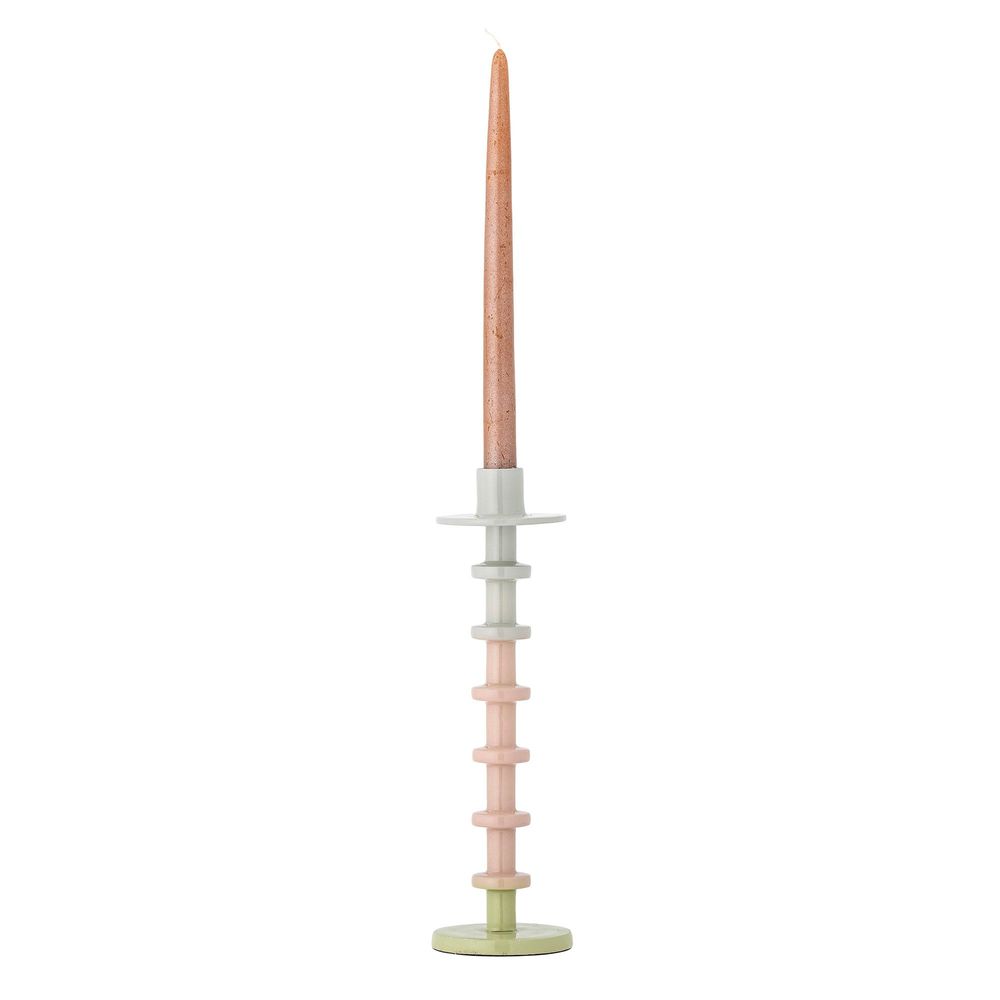 Bougeoirs et photophores - Peach Bougeoir, Rose, Métal - BLOOMINGVILLE MULTIBRAND HOUSE