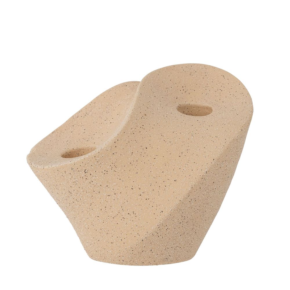 Candlesticks and candle holders - Brent Candle Holder, Nature, Stoneware - BLOOMINGVILLE MULTIBRAND HOUSE