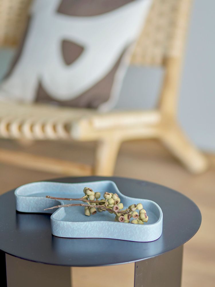 Trays - Lakey Tray, Blue, Stoneware - BLOOMINGVILLE MULTIBRAND HOUSE