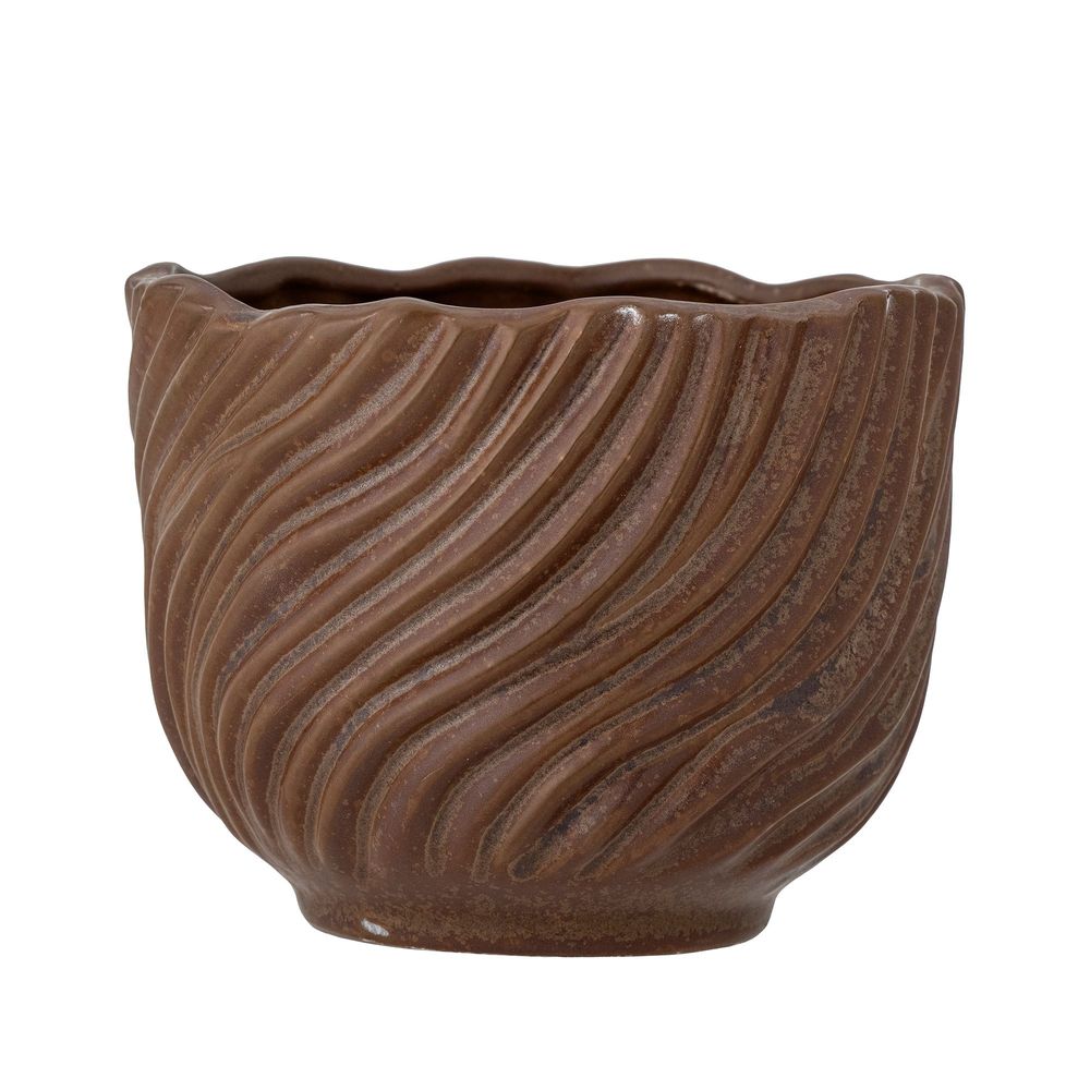 Pots de fleurs - Sella Pot de fleurs, Marron, Grès - CREATIVE COLLECTION