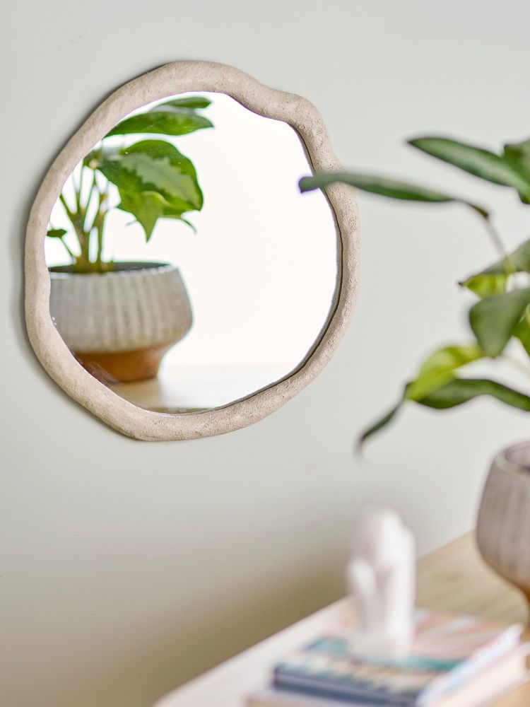 Miroirs - Cillia Miroir mural, Nature, Polyrésine - BLOOMINGVILLE MULTIBRAND HOUSE