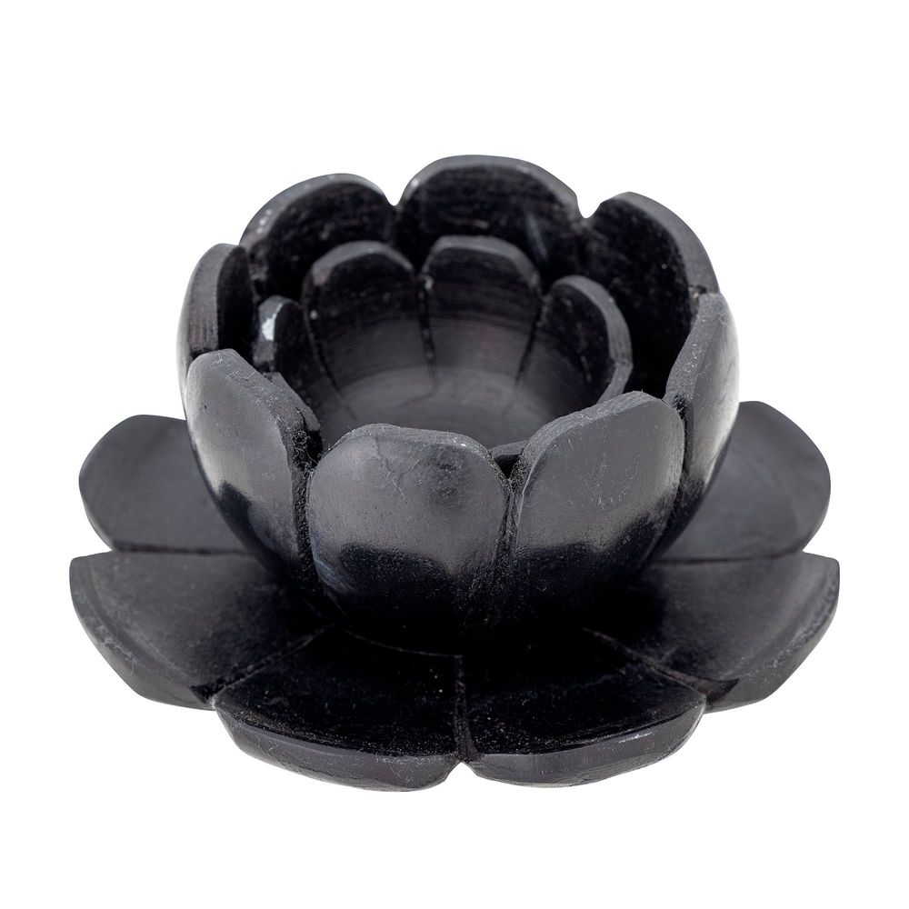 Bougeoirs et photophores - Reiko Photophore, Noir, Marbre Set of 3 - CREATIVE COLLECTION