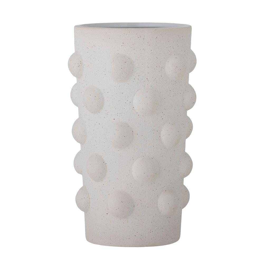 Vases - Artan Vase, White, Stoneware - BLOOMINGVILLE MULTIBRAND HOUSE