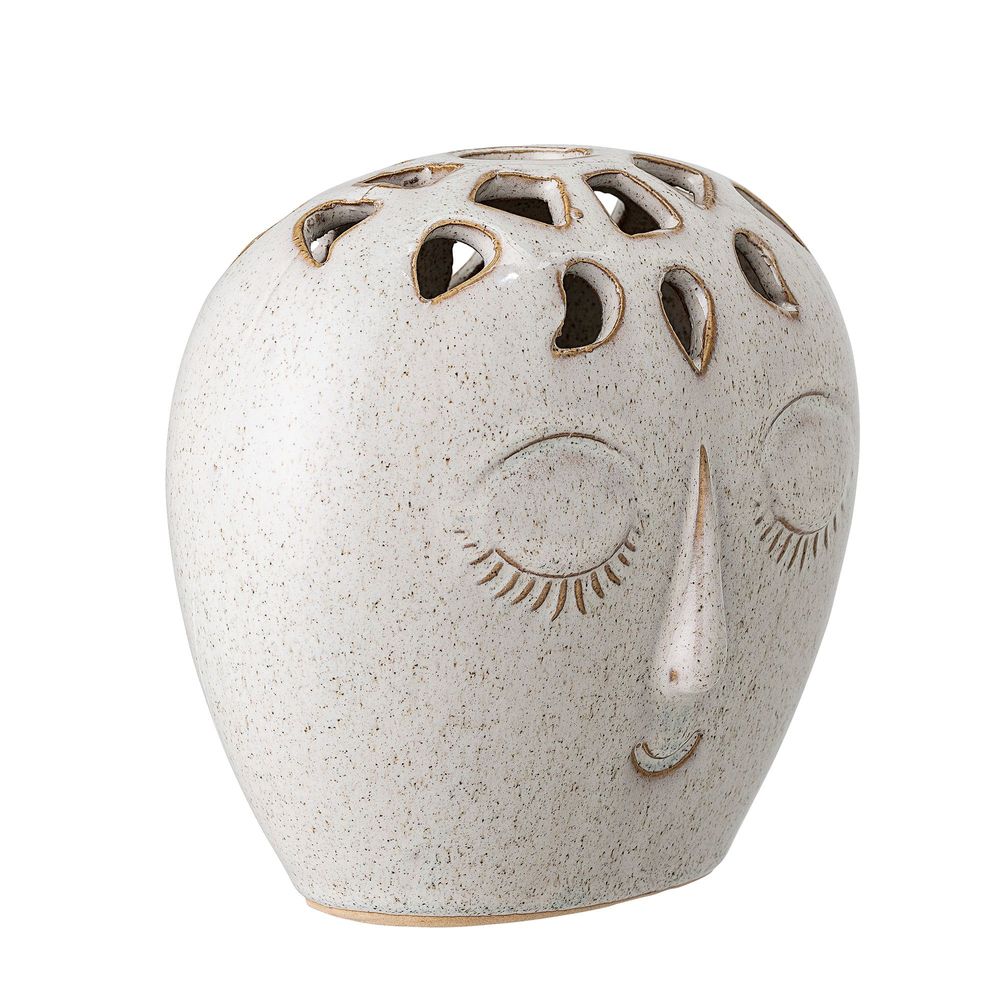 Vases - Elissa Vase, Blanc, Grès - BLOOMINGVILLE MULTIBRAND HOUSE