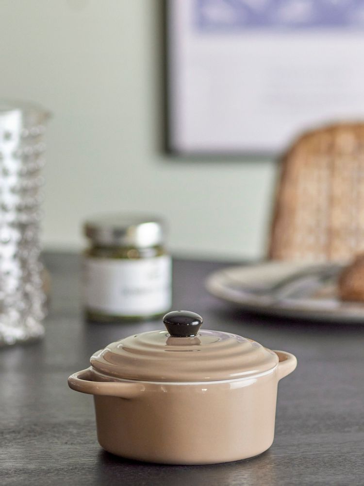 Couverts & ustensiles de cuisine - Thanos Plat au four avec couvercle, Nature, Grès - BLOOMINGVILLE MULTIBRAND HOUSE