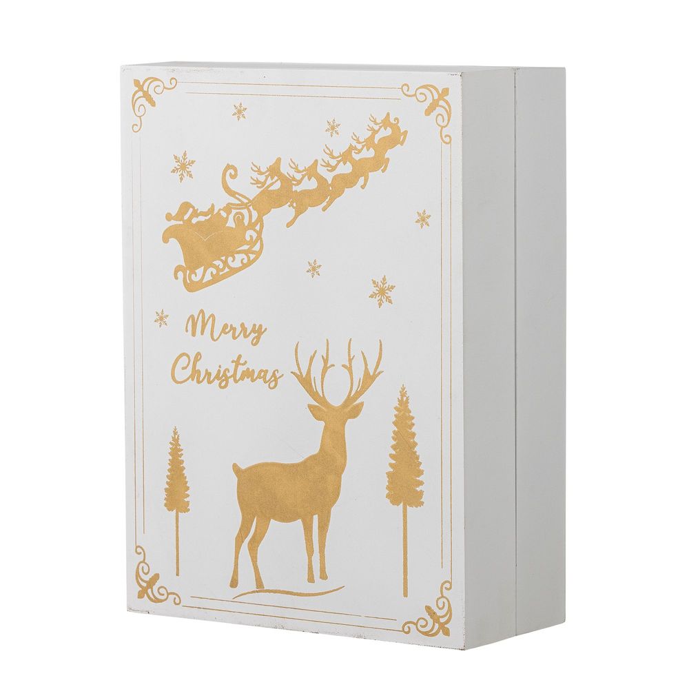 Objets de décoration - Elimar Calendrier lumineux, Blanc, Contre-plaqué  - BLOOMINGVILLE MULTIBRAND HOUSE