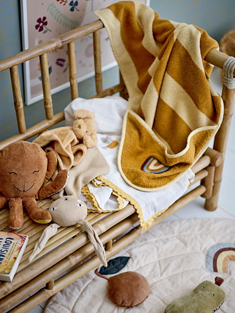 Accessoires pour puériculture - Fraya Couverture douce, Nature, Coton OEKO-TEX® - BLOOMINGVILLE MINI
