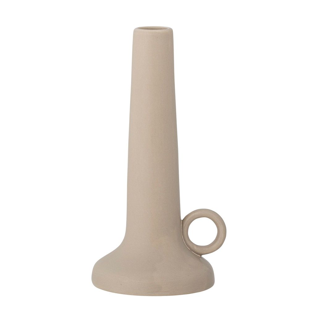 Candlesticks and candle holders - Kin Candle Holder, Nature, Stoneware - BLOOMINGVILLE MULTIBRAND HOUSE