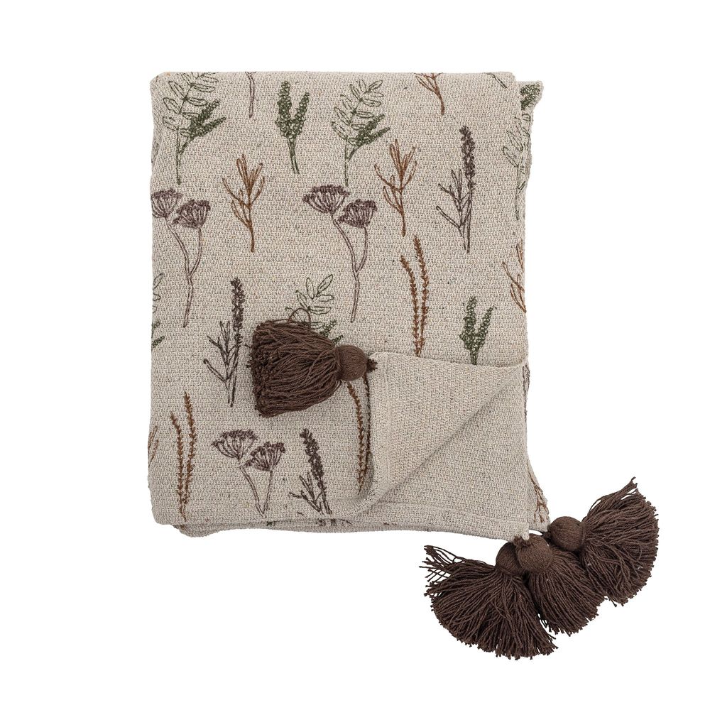 Plaids - Pyle Plaid, Nature, Coton recyclé - BLOOMINGVILLE MULTIBRAND HOUSE
