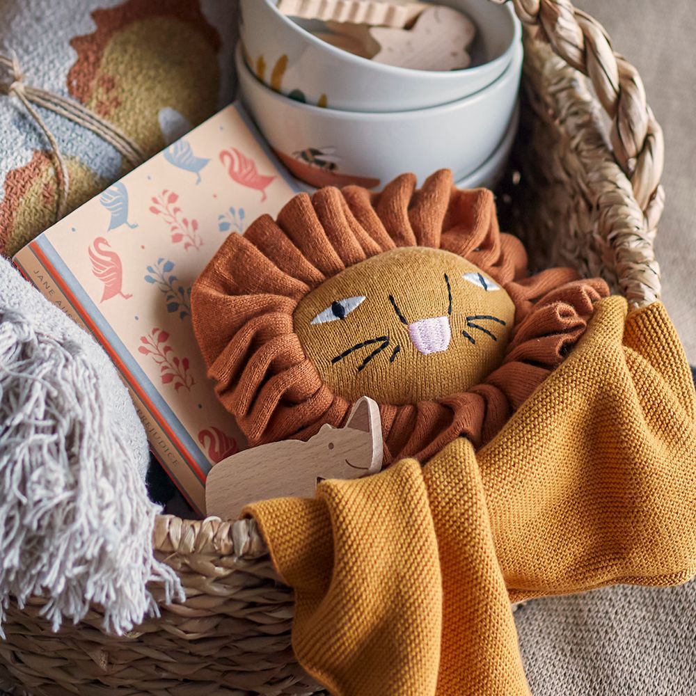 Accessoires pour puériculture - Elvin Couverture douce, Marron, Coton OEKO-TEX®  - BLOOMINGVILLE MINI