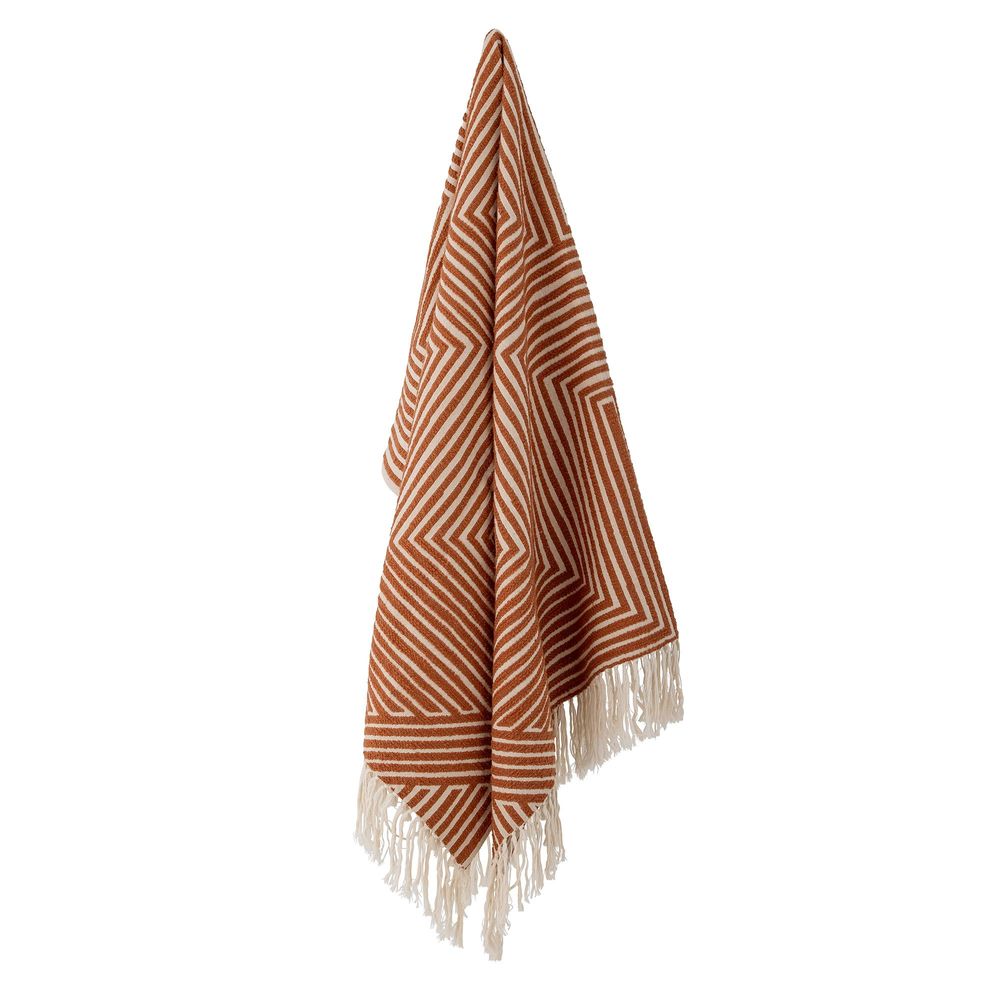 Plaids - Maddeleine Plaid, Orange, Coton - BLOOMINGVILLE MULTIBRAND HOUSE