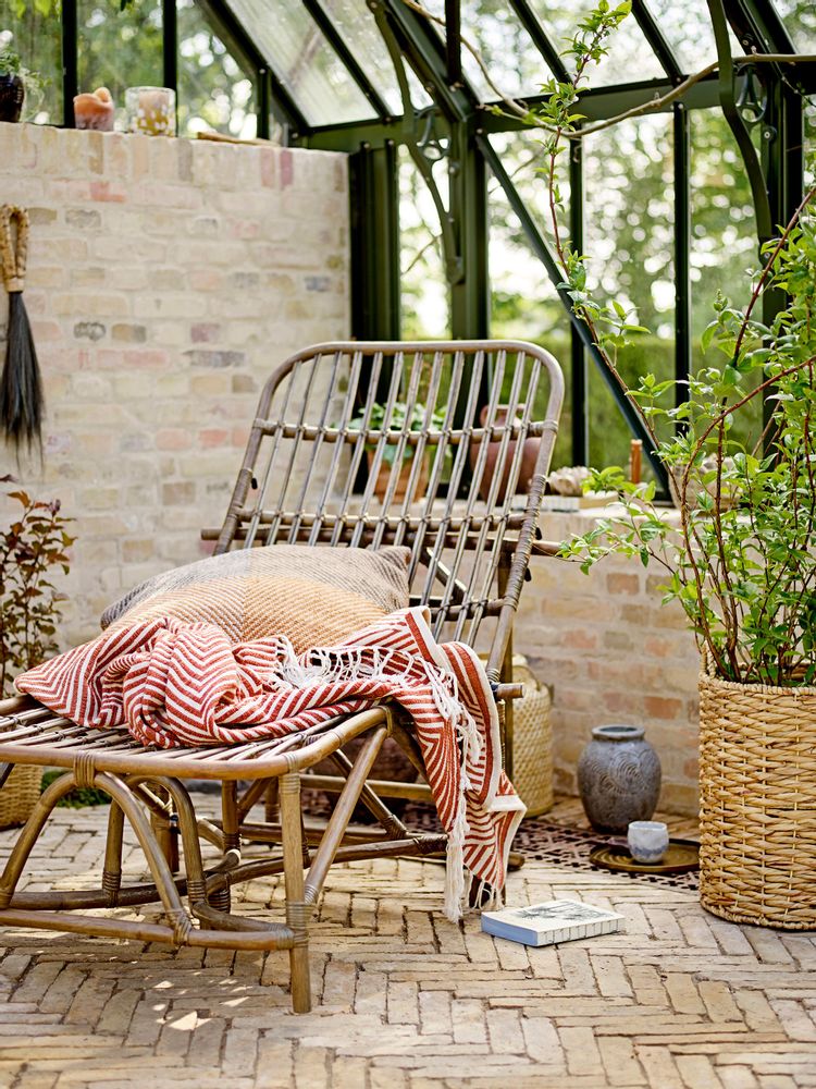 Plaids - Maddeleine Plaid, Orange, Coton - BLOOMINGVILLE MULTIBRAND HOUSE