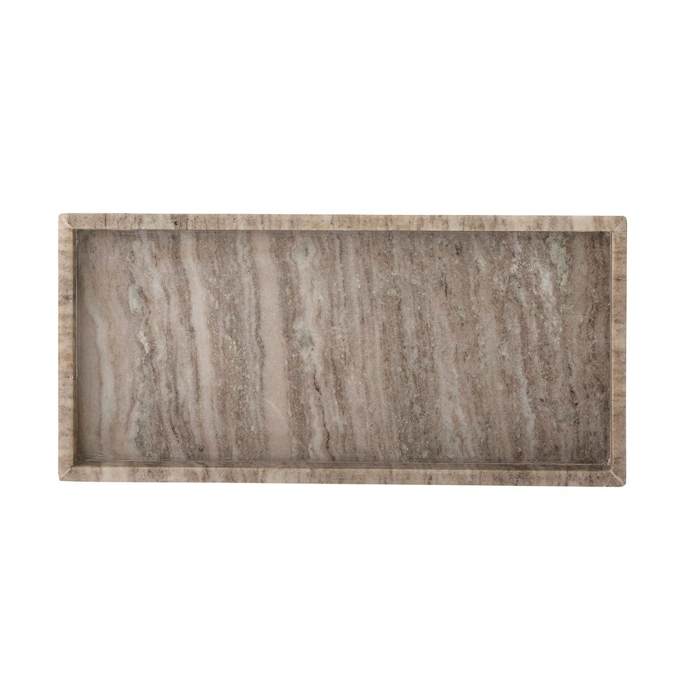 Trays - Majsa Tray, Brown, Marble - BLOOMINGVILLE MULTIBRAND HOUSE
