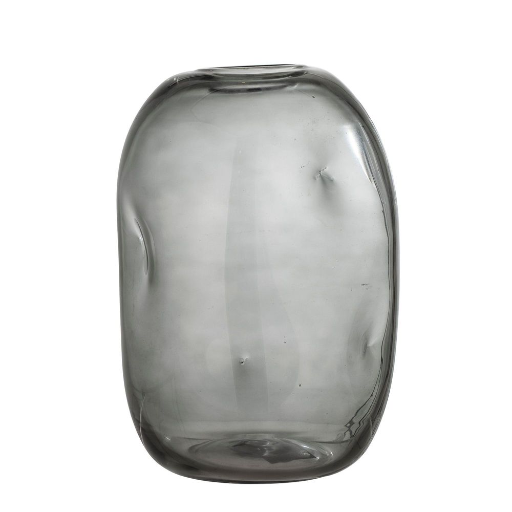 Vases - Vinda Vase, Gris, Verre - BLOOMINGVILLE MULTIBRAND HOUSE