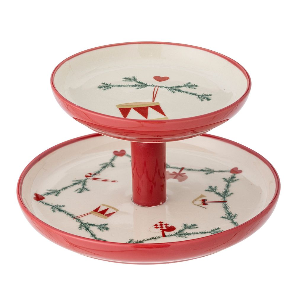 Trays - Yule Etagere, Nature, Stoneware  - BLOOMINGVILLE MULTIBRAND HOUSE