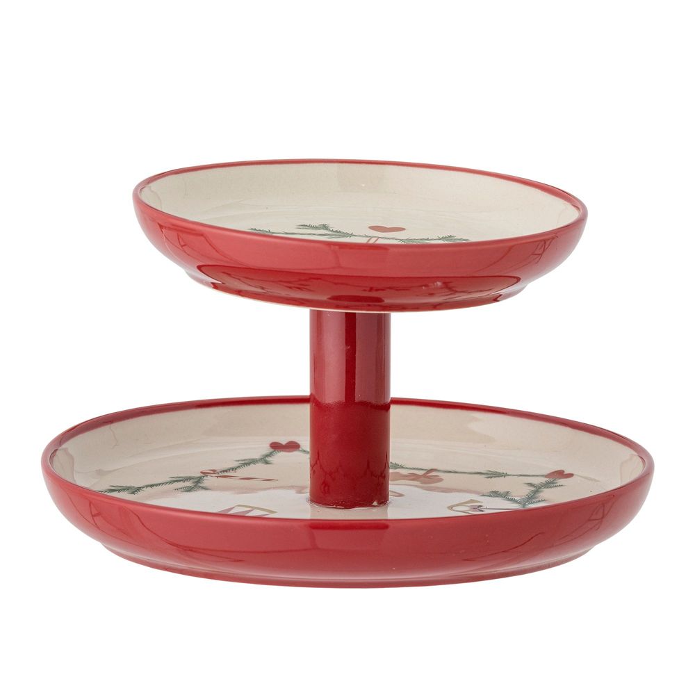 Trays - Yule Etagere, Nature, Stoneware  - BLOOMINGVILLE MULTIBRAND HOUSE