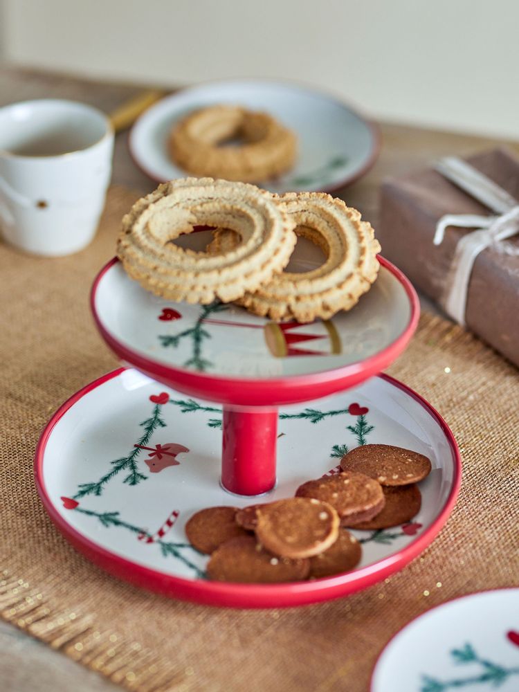 Trays - Yule Etagere, Nature, Stoneware  - BLOOMINGVILLE MULTIBRAND HOUSE