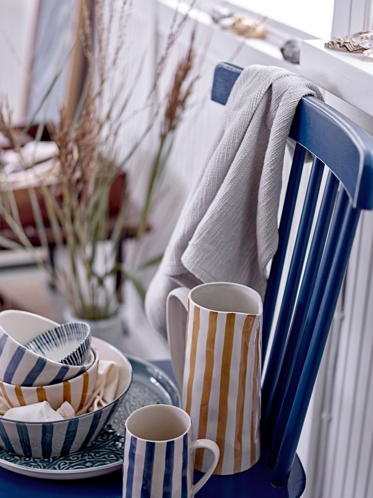 Brushes - Impruneta Kitchen Towel, Blue, Cotton OEKO-TEX® Set of 3 - CREATIVE COLLECTION