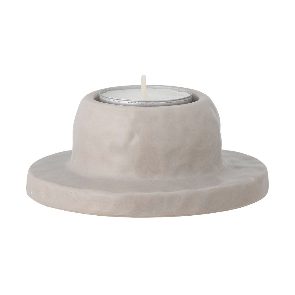 Bougeoirs et photophores - Imilia Photophore, Blanc, Grès - BLOOMINGVILLE MULTIBRAND HOUSE