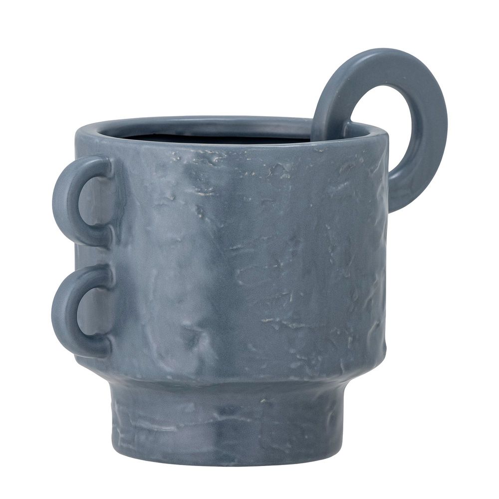 Flower pots - Alfine Flowerpot, Blue, Stoneware - BLOOMINGVILLE MULTIBRAND HOUSE