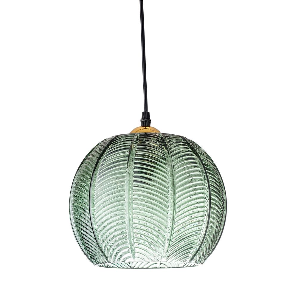 Suspensions - Adar Lampe à suspension, Verte, Verre  - BLOOMINGVILLE MULTIBRAND HOUSE